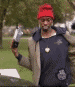 Dave Chappelle - Dave Chappelle from Chappelle Show on Comedy Central. Skit involves him as Tyrone Biggums (sp?) as a crack head where he drinks a new product called Red Balls that contains cocaine or crack.