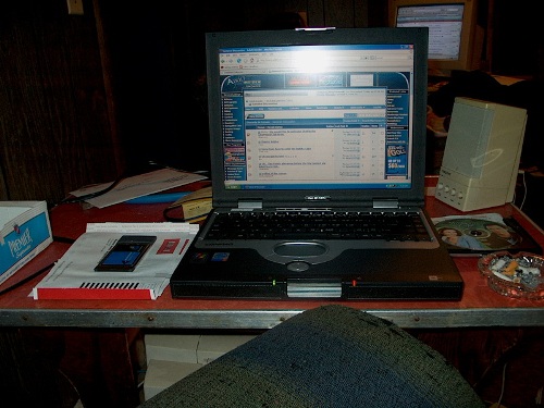 my laptop - Here is a random shot of my laptop.