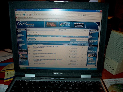another laptop shot - A close up on my laptop screen