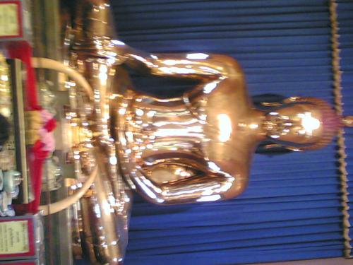 buddha's secret - made of pure gold, tons and tons of it.
