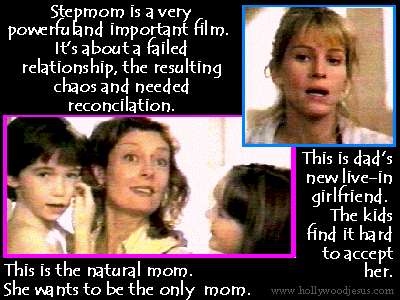 stepmom - stepmom....starring julia roberts and susan sarandon a beautiful movie !!!!!!!!!