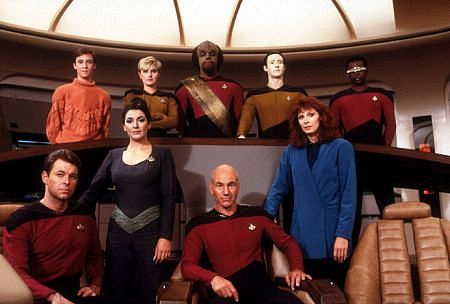 Star Trek Next Generation Cast - Star Trek Next Generation Cast from the first season :   Patrick Stewart as Captain Jean-Luc Picard  Jonathan Frakes as Commander William T. Riker LeVar Burton as Lt. Commander Geordi La Forge Marina Sirtis as Counselor Deanna Troi Brent Spiner as Lt. Commander Data Michael Dorn as Lieutenant Worf Gates McFadden as Doctor Beverly Crusher (155 episodes,  Wil Wheaton as Wesley Crusher