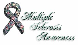 MS Awareness Ribbon - Multiple Sclerosis Awareness Ribbon