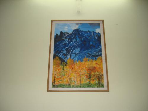 Beautiful mountains - It is an oil painting made by me.
