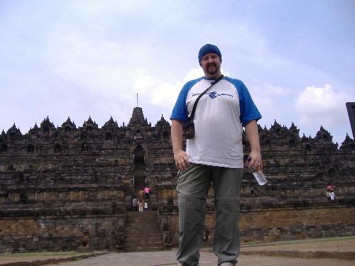 Me at Borobudur this Christmas time... - The is me at the Buddhist temple of Borobudur in Central Java (Indonesia). It's near Jogjakarta (not Jakarta).