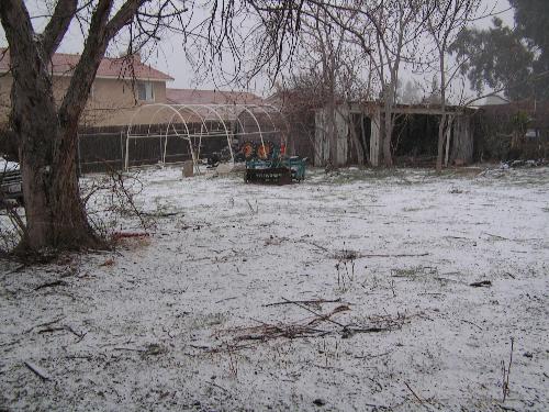 snow - The day it snowed in Southern California