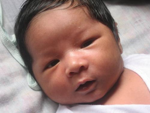 My Baby - This is my baby boy, born last December 28, 2006. His name is Gaebriel Andrew. He weighed 8lbs and measured 52cms.