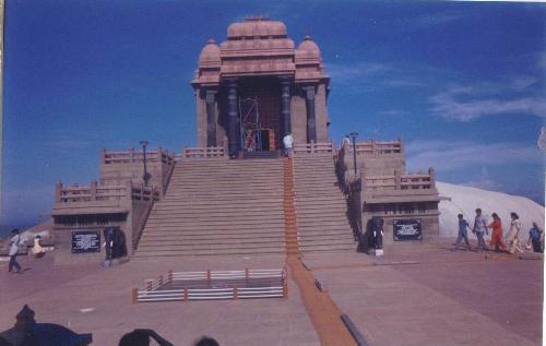 Vivekananda rock - Here Vivekananda the great saint from india meditated for a long time. It is situated at kanya kumari,Tamil nadu,India