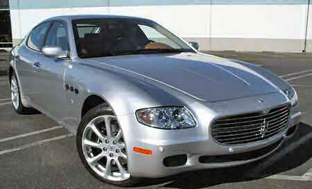 Maserati Quattrosporte - This is a beautiful automobile. What lines! Italian masterpiece. These cars sell for about $120.000 new.