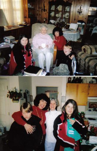 Girl give service - We delivered baskets to home bound seniors who are clients with a reassurance program that calls them daily to check on them, and see that they have a friend to chat with when they need one. We also made cards for Valentines day using the Christmas pictures and delivered them. They were so happy to get the cards !