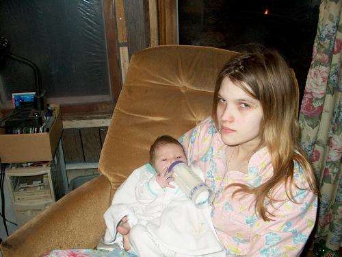 me and baby - This is a picture of me and my baby.