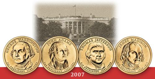 2007 Presidential $1 coins - Look pretty neat and I look forward to collecting them!!