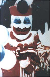 John Wayne Gacy - This is John Wayne Gacy in his clown suit. Scary enough to send me running! How about you?