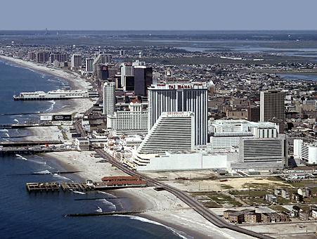 Atlantic City, NJ - A picture of the skyline of Atlantic city looking SouthWest.