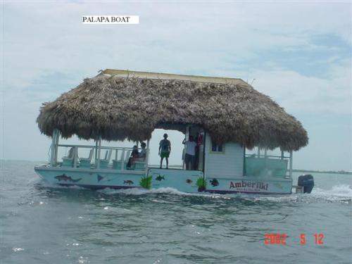 Party Boat in Belize - Party Boat off the coast of Ambergris Caye, Belize. Belize is so much fun.