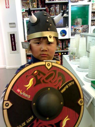 Warrior - My nephew dressed up as a warrior!