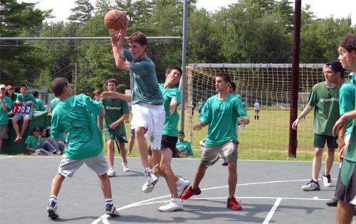 basketball - playing basketball