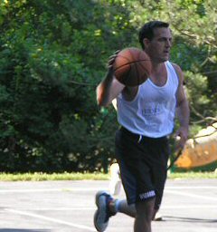 basketball - playing basketball