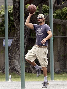 basketball - playing basketball