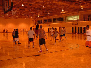 basketball - playing basketball