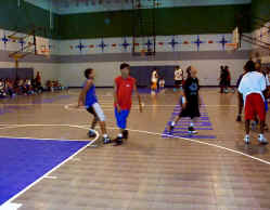 basketball - playing basketball