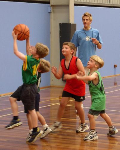 basketball - playing basketball