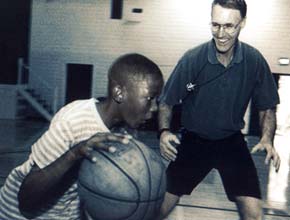 basketball - playing basketball