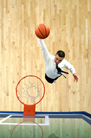 basketball - playing basketball