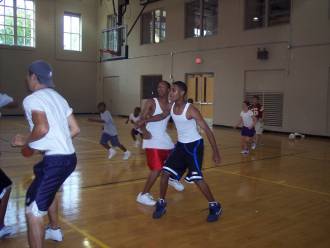 basketball - playing basketball