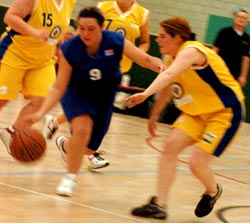 basketball - playing basketball
