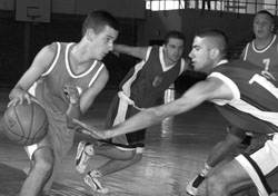 basketball - playing basketball