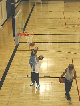 basketball - playing basketball