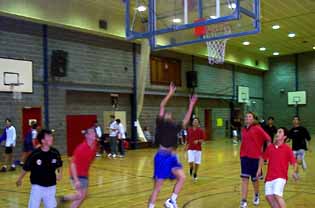 basketball - playing basketball