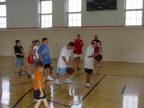 basketball - playing basketball