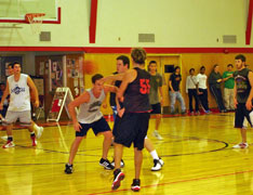 basketball - playing basketball