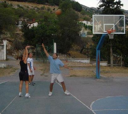 basketball - playing basketball