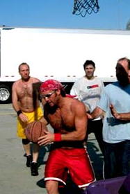 basketball - playing basketball