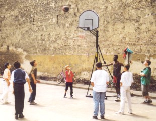 basketball - playing basketball