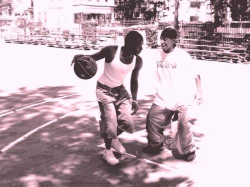 basketball - playing basketball