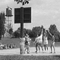 basketball - playing basketball
