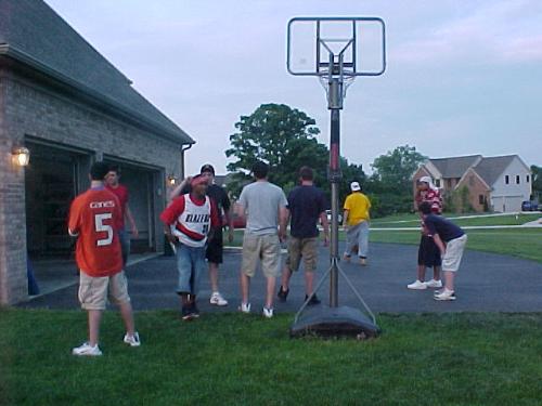 basketball - playing basketball