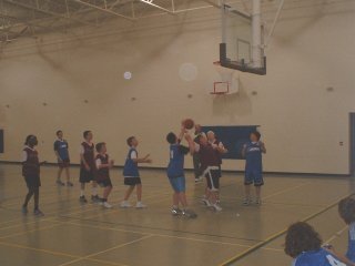 basketball - playing basketball
