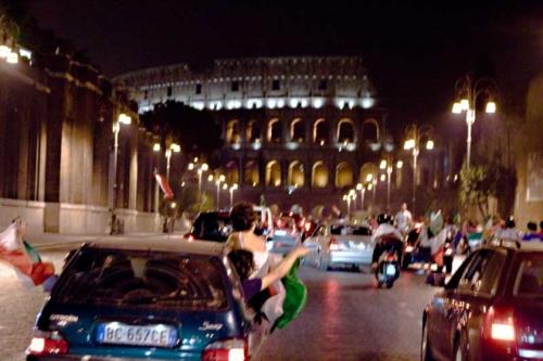 Italy mundial champion - A foto of People during mundial cup 2006