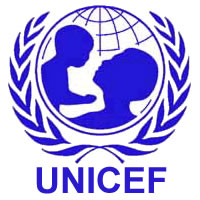 Unicef logo - The logo of The United Nations Chindren's Fund