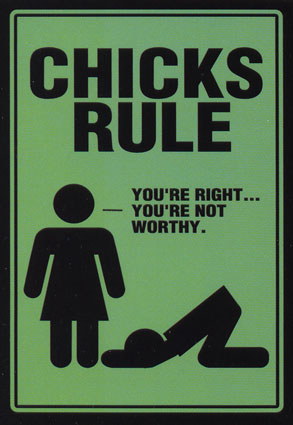 CHICKS R THE BIZ - lol