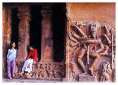 Cave Temples, Badami - Cave Temples at Badami, in Karnataka