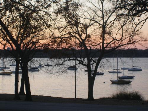 White Rock Lake, Dallas, TX - This is a picture of White Rock Lake in Dallas, TX. We always book a place there for our family get togethers - it's a lot of fun for the whole family!!