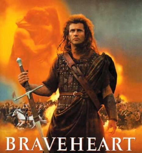Braveheart - My favorite movie by Mel Gibson. It's not really attached to History but it's very emotive and It glues your butt to the chair!