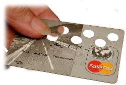 Credit Card - A hand holding a credit card.