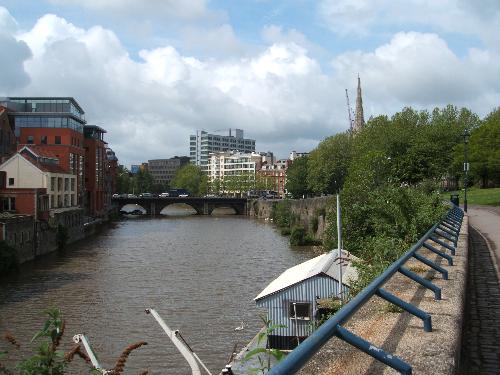 River Avon, Bristol, England - View of the river Avon, Bristol, England